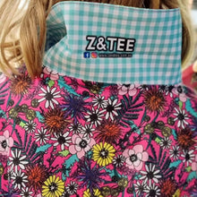 Western | Vintage Wildflower / Fuchsia Fishing Shirt ★Pre-Order★ Z and TEE COUNTRY WESTERN DESIGNS Floral Fuchsia GIRL'S DESIGNS Matching shorts pink quick dry SUN SAFE UPF vintage Wildflower WOMEN'S DESIGNS womens