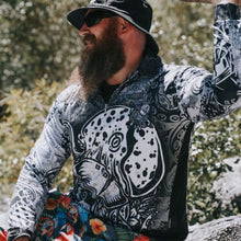 Knot Today | Grey Kraken Fishing Shirt ★Pre-Order★ Z and TEE black BOYS DESIGNS camping fishing grey kraken men MEN'S DESIGNS mens pirate Pirates Preorder quick dry ship spo-default spo-disabled sun sun shirt sun shirts sunsafe uv white