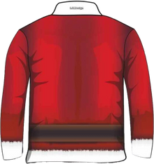 Christmas | Santa Claus Suit Fishing Shirt ★Pre-Order★ Z and TEE CHRISTMAS Christmas design Christmas Gift Father Christmas Festive quick dry red Santa Suit SUN SAFE UPF white