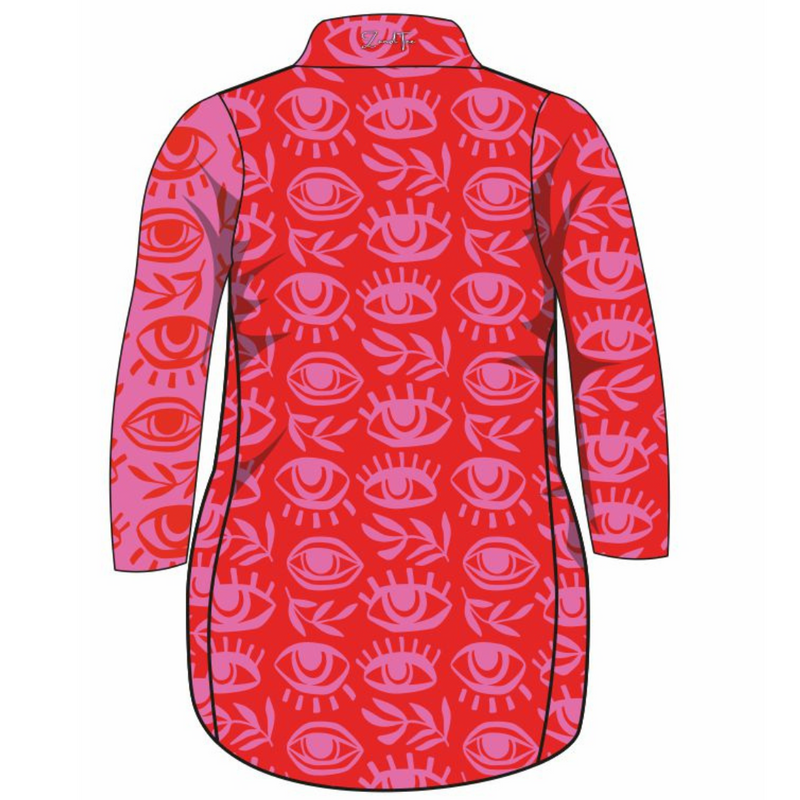 Vacay | Santorini Long Sleeve Lifestyle Dress - Lite Material Z and TEE girls in stock MANDALA WOMEN'S DESIGNS womens