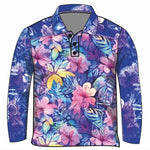Tropical | Atlantis Breeze Paradise Sun Shirt Z and TEE camping cruise girls GIRLS DESIGNS HER ALL In Stock KIDS ALL LJM offroad PATTERN AND PLAIN DESIGNS purple quick dry spo-default spo-disabled STS sun sun shirt sun shirts sunsafe tropical TROPICAL DESIGNS uv Women womens z&tee