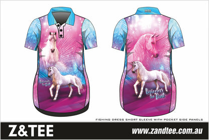 Kids | Unicorns are Real Fishing Dress ★Pre-Order★