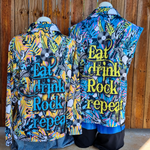 Music | Eat Drink Rock Repeat Orange Short Sleeve Shirt Z and TEE big red bash BUY2SHIRTS concert DAD festival In Stock lastchance matching dress party PATTERN AND PLAIN DESIGNS quick dry red hot summer rock and rock spo-default spo-disabled sun sun shirt sun shirts sunsafe TROPICAL DESIGNS uv z&tee