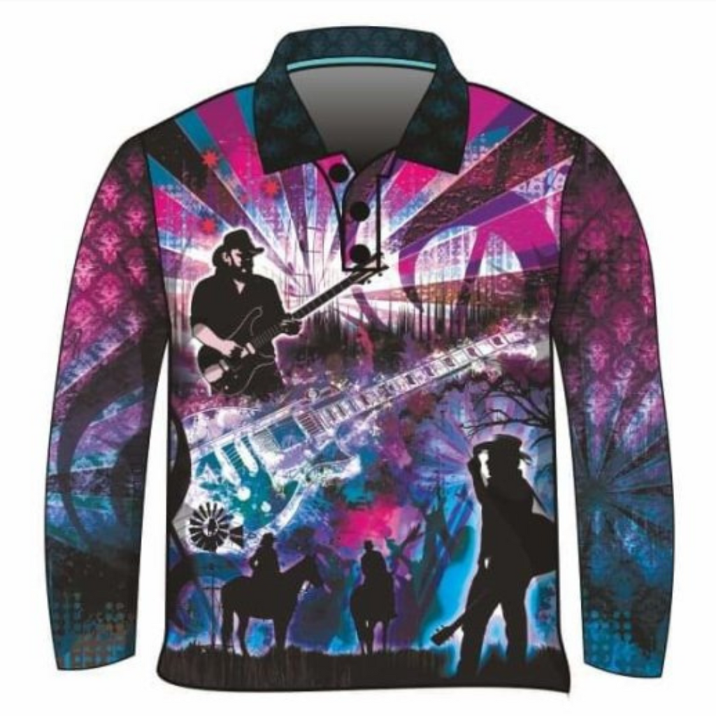 ★Pre-Order★ Country Music Purple Haze Shirt Long or Short Sleeve Z and TEE camping COUNTRY WESTERN DESIGNS festival fishing LJM men mens Preorder quick dry spo-default spo-disabled sun sun shirt sun shirts sunsafe uv