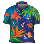 ★Pre-Order★ Cruisin Marine Blue Cruise Shirt Long or Short Sleeve Z and TEE camping cruise Cruising fishing GROUP HOLIDAY LJM MATCHING men mens Preorder quick dry spo-default spo-disabled sun sun shirt sun shirts sunsafe tropical TROPICAL DESIGNS uv VACATION