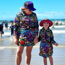 Kids | Girl Squad Lifestyle Fishing Dress ★Pre-Order★ Z and TEE Beach Dress black Fun GIRL'S DESIGNS KIDS Multi Colour POCKETS quick dry rainbow SUN SAFE UPF WOMEN'S DESIGNS