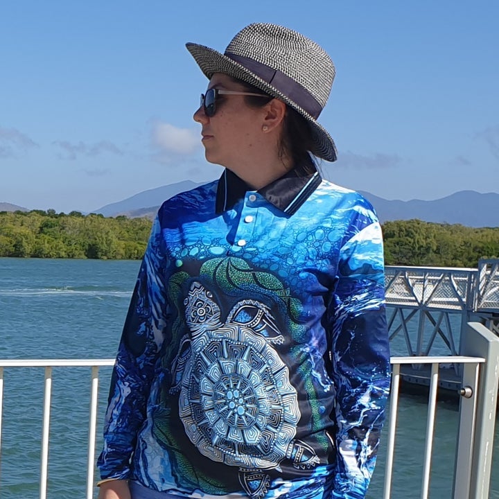 ★Pre-Order★ Indigenous Turtle Shirt Z and TEE ABORIGINAL Australia Australian camping FIRST NATIONS FIRST NATIONS DESIGNS fishing LJM Preorder quick dry spo-default spo-disabled sun sun shirt sun shirts sunsafe uv WORK