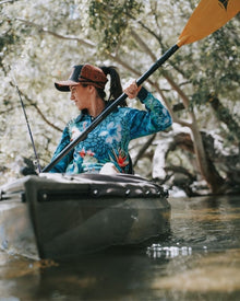Tropical | Cuban Flamingo Paradise Fishing Shirt ★Pre-Order★ Z and TEE cruise Flamingoes Floral GIRL'S DESIGNS green KIDS quick dry SUN SAFE tropical Turquoise UPF WOMEN'S DESIGNS womens