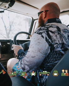 Kids | Dinosaur Trail Fossils Bone Fishing Shirt Z and TEE boy boys BOYS DESIGNS camping FISHING KIDS kids design Kids UV rated shirt men mens quick dry spo-default spo-disabled sun sun shirt sun shirts sunsafe SWIMMING uv z&tee