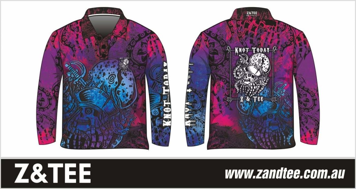 Knot Today | Pink Purple Kraken Fishing Shirt ★Pre-Order★ Z and TEE camping fishing KIDS kraken ocean pink pirate Preorder purple quick dry sea spo-default spo-disabled sun sun shirt sun shirts sunsafe uv Women WOMEN'S DESIGNS Women's Fishing Women's Fishing Shirt womens