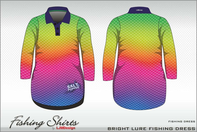 ★Pre-Order★ Salt and Popper Bright Lure Fishing Dress Z and TEE GIRL'S DESIGNS girls PATTERN AND PLAIN DESIGNS WOMEN'S DESIGNS womens