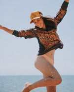 Wild Side Leopard Short or Long Sleeve Sun Shirt Z and TEE HER ALL In Stock ladies LJM market sts matching dress PATTERN AND PLAIN DESIGNS quick dry spo-default spo-disabled STS sun sun shirt sun shirts sunsafe uv Women WOMEN'S DESIGNS Women's Fishing Women's Fishing Shirt womens