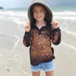 Wild Side Leopard Short or Long Sleeve Sun Shirt Z and TEE HER ALL In Stock ladies LJM market sts matching dress PATTERN AND PLAIN DESIGNS quick dry spo-default spo-disabled STS sun sun shirt sun shirts sunsafe uv Women WOMEN'S DESIGNS Women's Fishing Women's Fishing Shirt womens